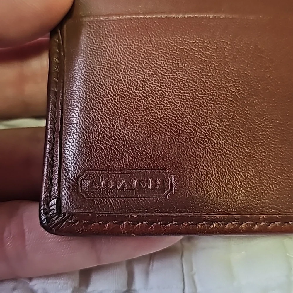 Coach Signature Leather Wallet - Picture 11 of 17